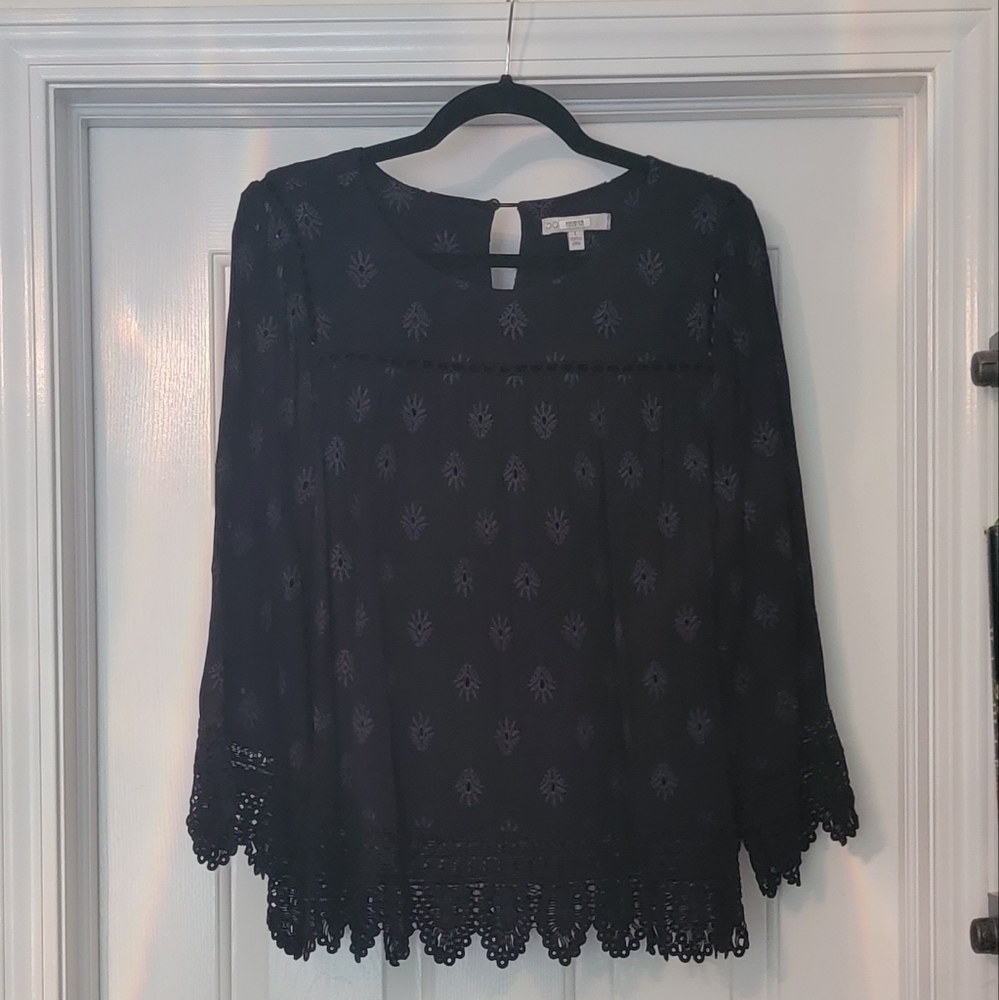 Beautiful black embroidered top
